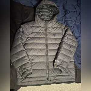 Nike Elite West Virginia Basketball Team Puffer Winter Jacket size Large Mens